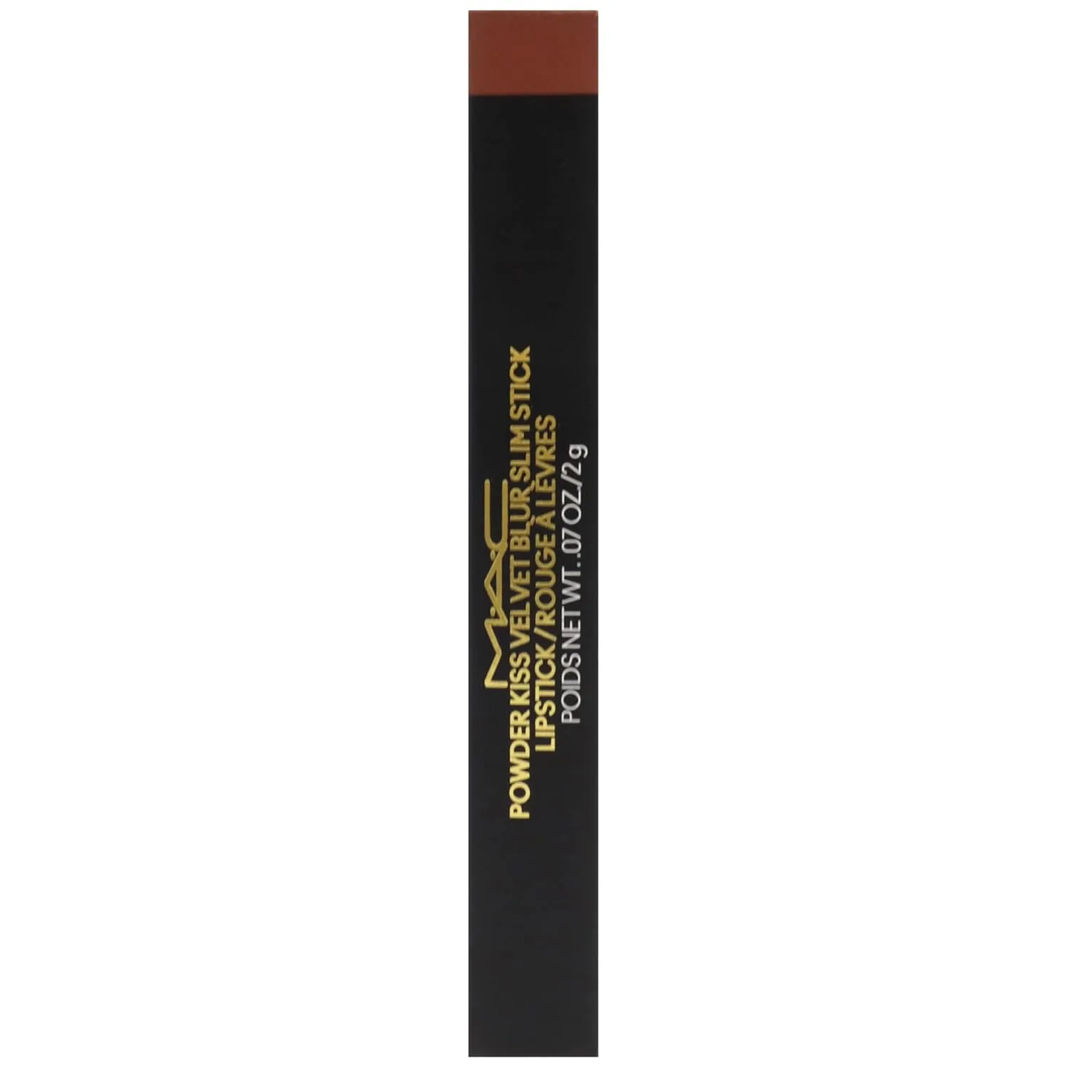 MAC Powder Kiss Velvet Blur Slim Stick - Spice World for Women - 0.7 oz Lipstick