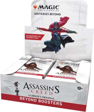 Magic: The Gathering - Assassin’s Creed Beyond Booster Box | 24 Beyond Boosters (7 Cards in Each Pack) | Collectible Trading Card Game for Ages 13 