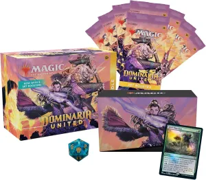 Magic: The Gathering Dominaria United Bundle | 8 Set Boosters   Accessories