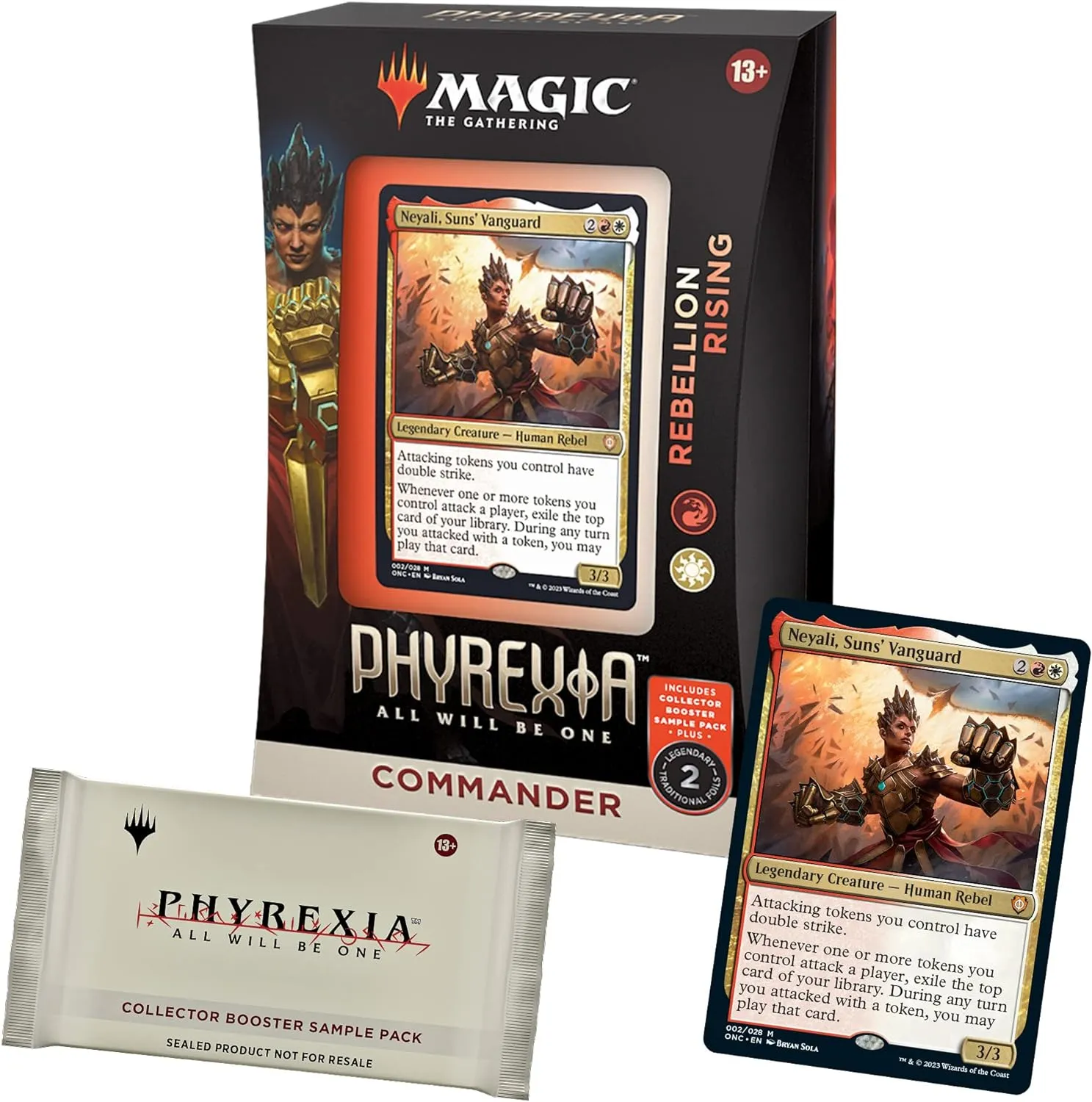 Magic: The Gathering Phyrexia: All Will Be One Commander Deck 2   Collector Booster Sample Pack