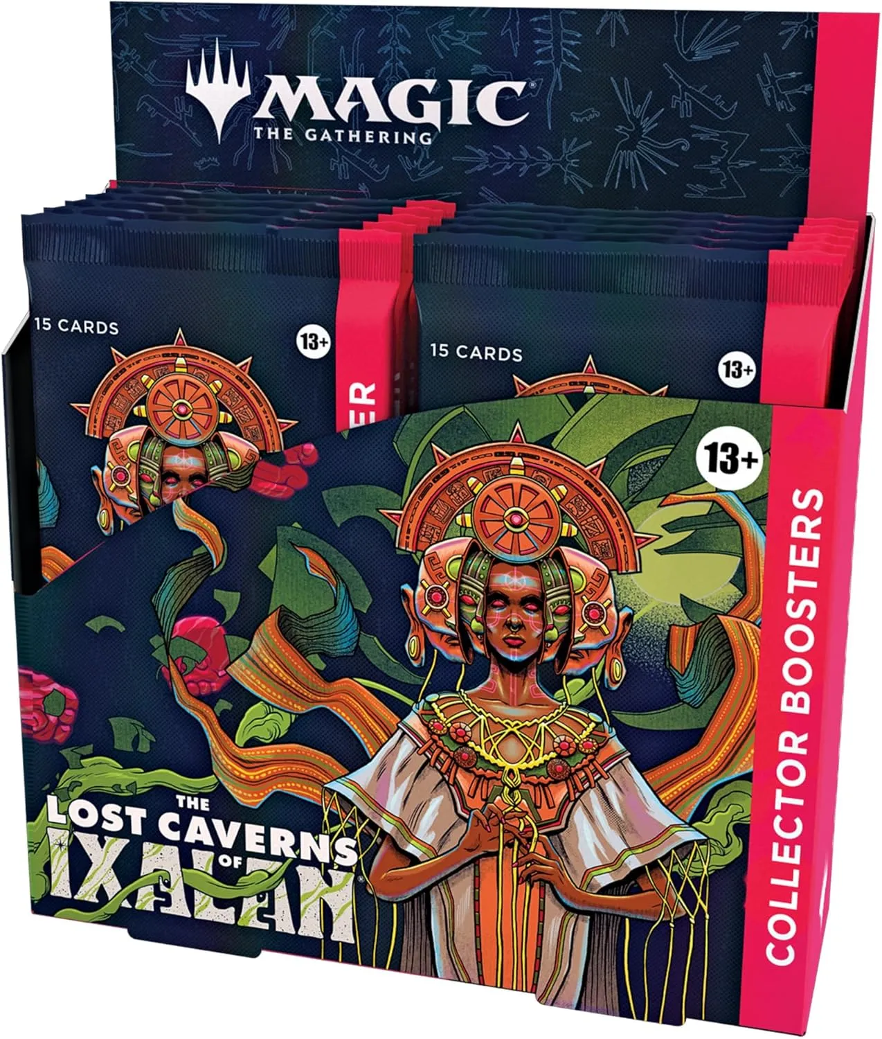 Magic: The Gathering The Lost Caverns of Ixalan Collector Booster Box - 12 Packs   1 Foil Box Topper Card (181 Magic Cards)