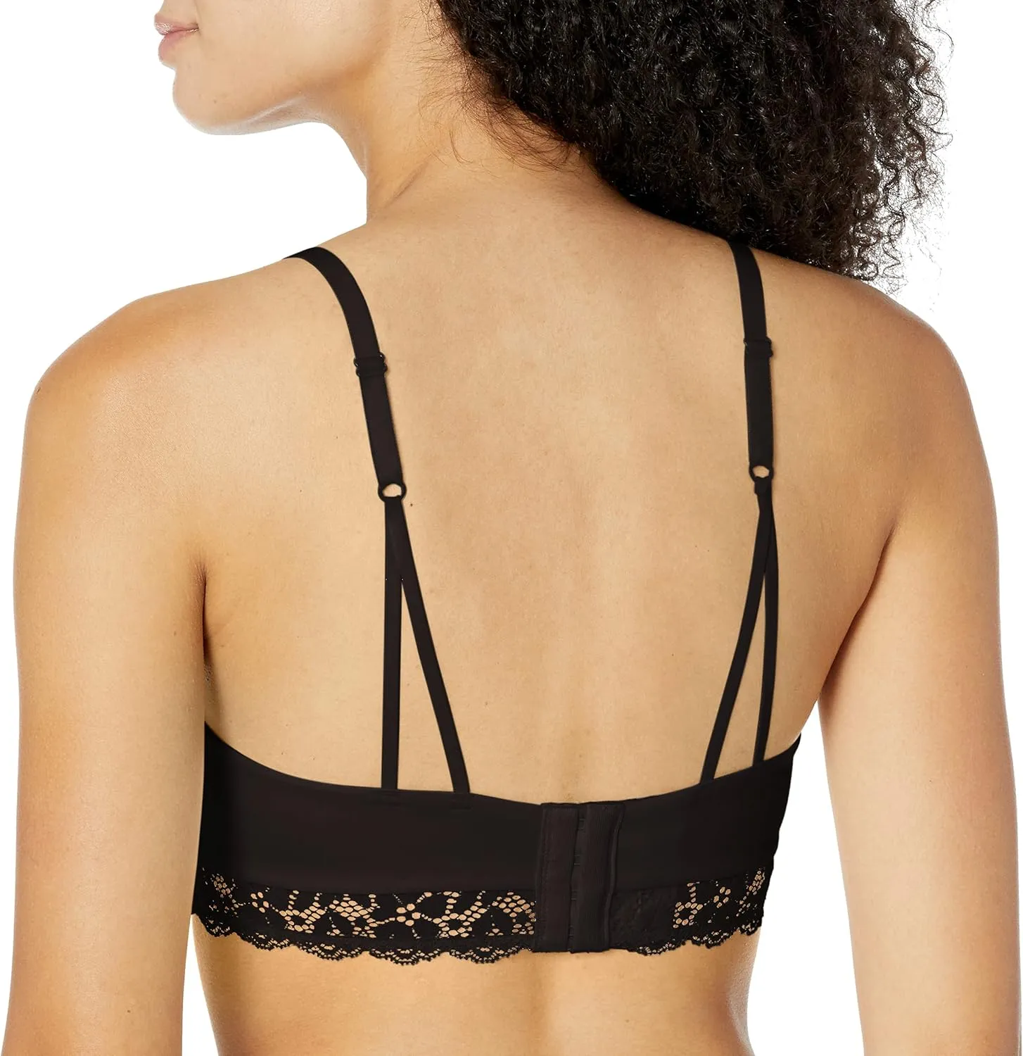 Maidenform Pure Comfort Lace Bralette, Our Best Longline Bralette for Women, Convertible Wireless Bra