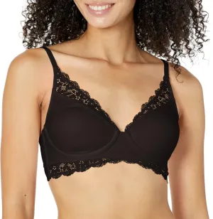 Maidenform Pure Comfort Lace Bralette, Our Best Longline Bralette for Women, Convertible Wireless Bra