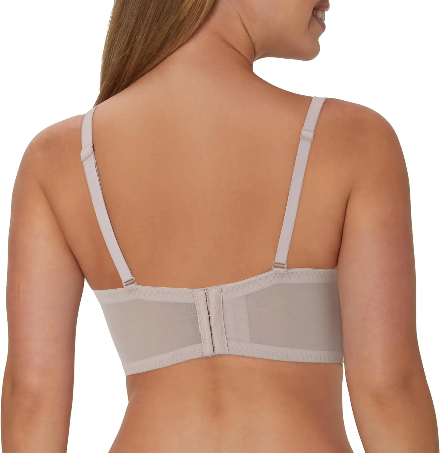 Maidenform Women's Wireless Bralette, Pure Comfort Lace Longline Bra, Convertible Bra for Women