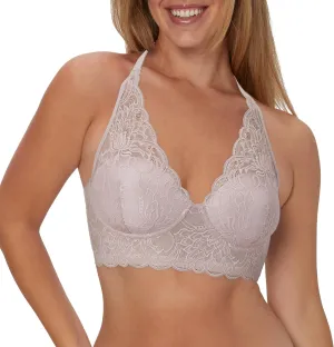 Maidenform Women's Wireless Bralette, Pure Comfort Lace Longline Bra, Convertible Bra for Women