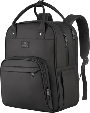 MATEIN Nurse Backpack, 17 Inch Extra Large Waterproof Laptop Backpack with Removable Organizer, Anti Theft Padded Womens Work Clinical Bag for Business, College, Travel, Home