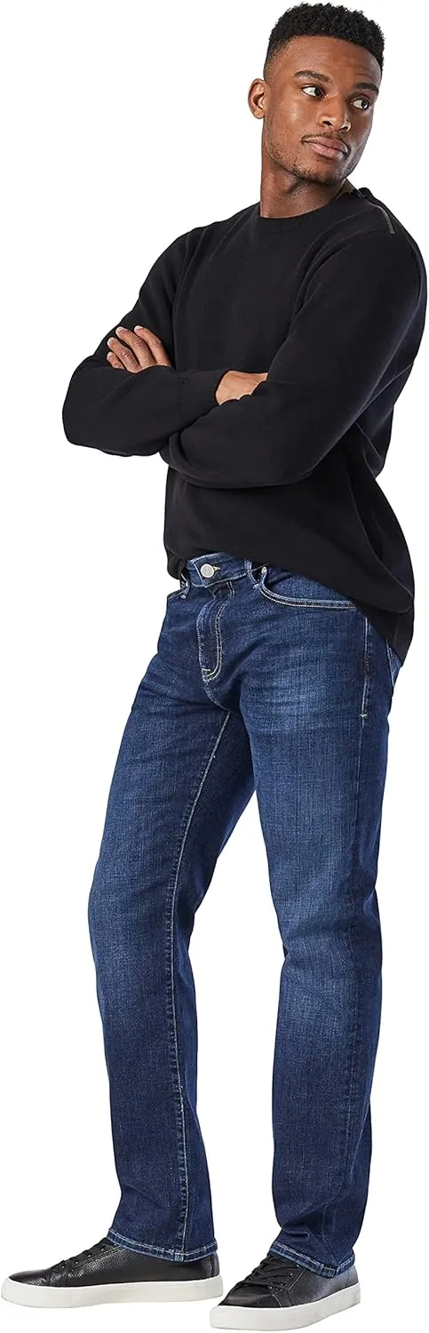 Mavi Men's Marcus Regular Rise Slim Straight Leg Jeans