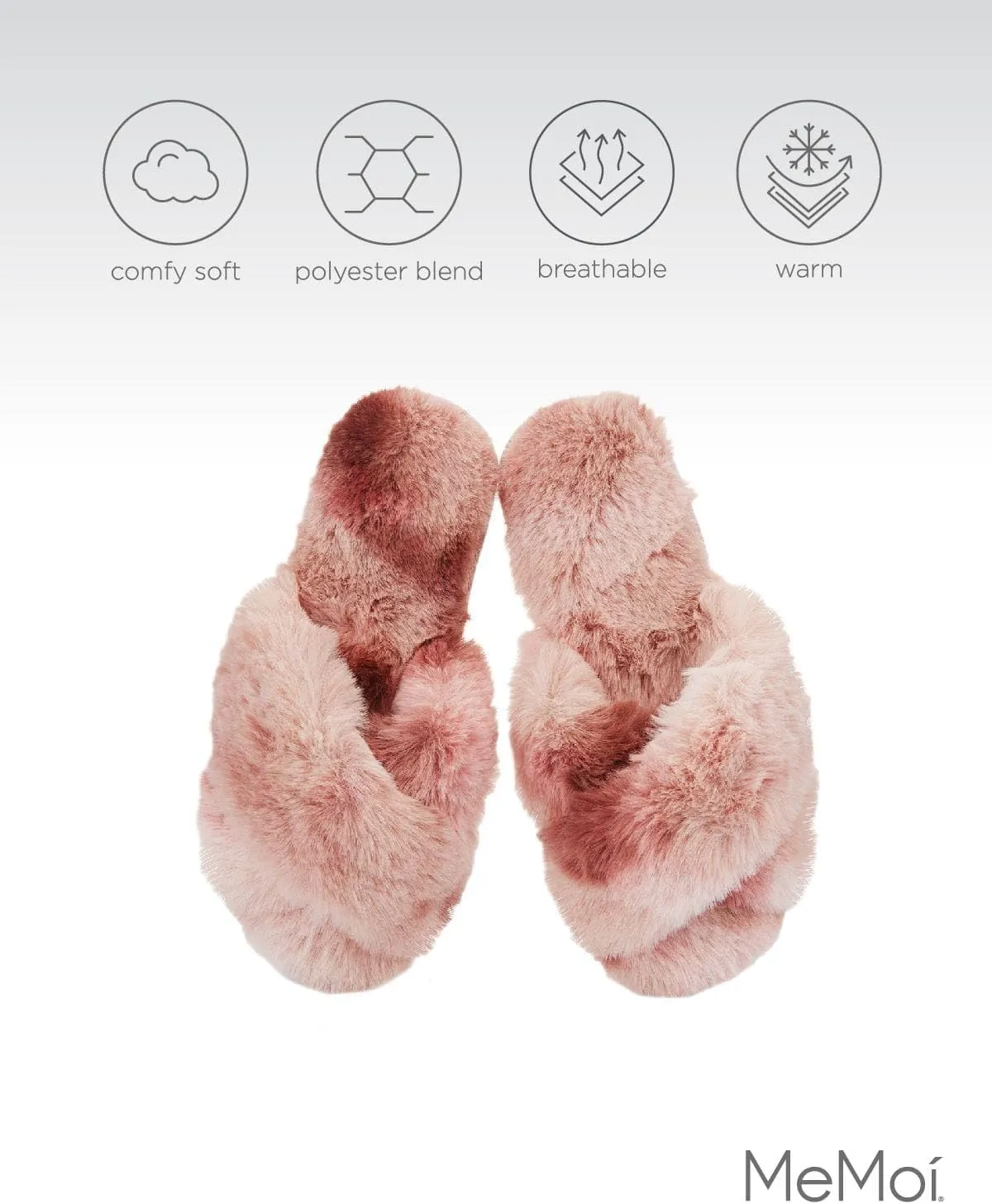 MeMoi Women's Josephine Plush Slippers
