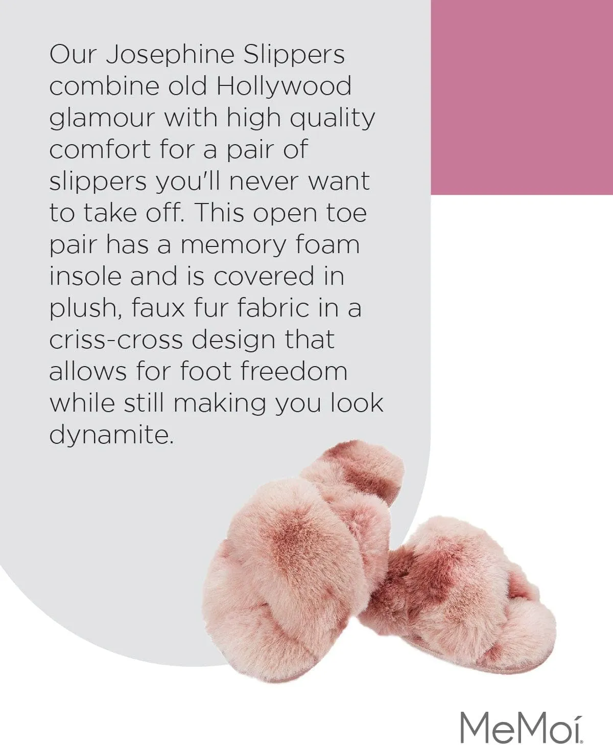 MeMoi Women's Josephine Plush Slippers