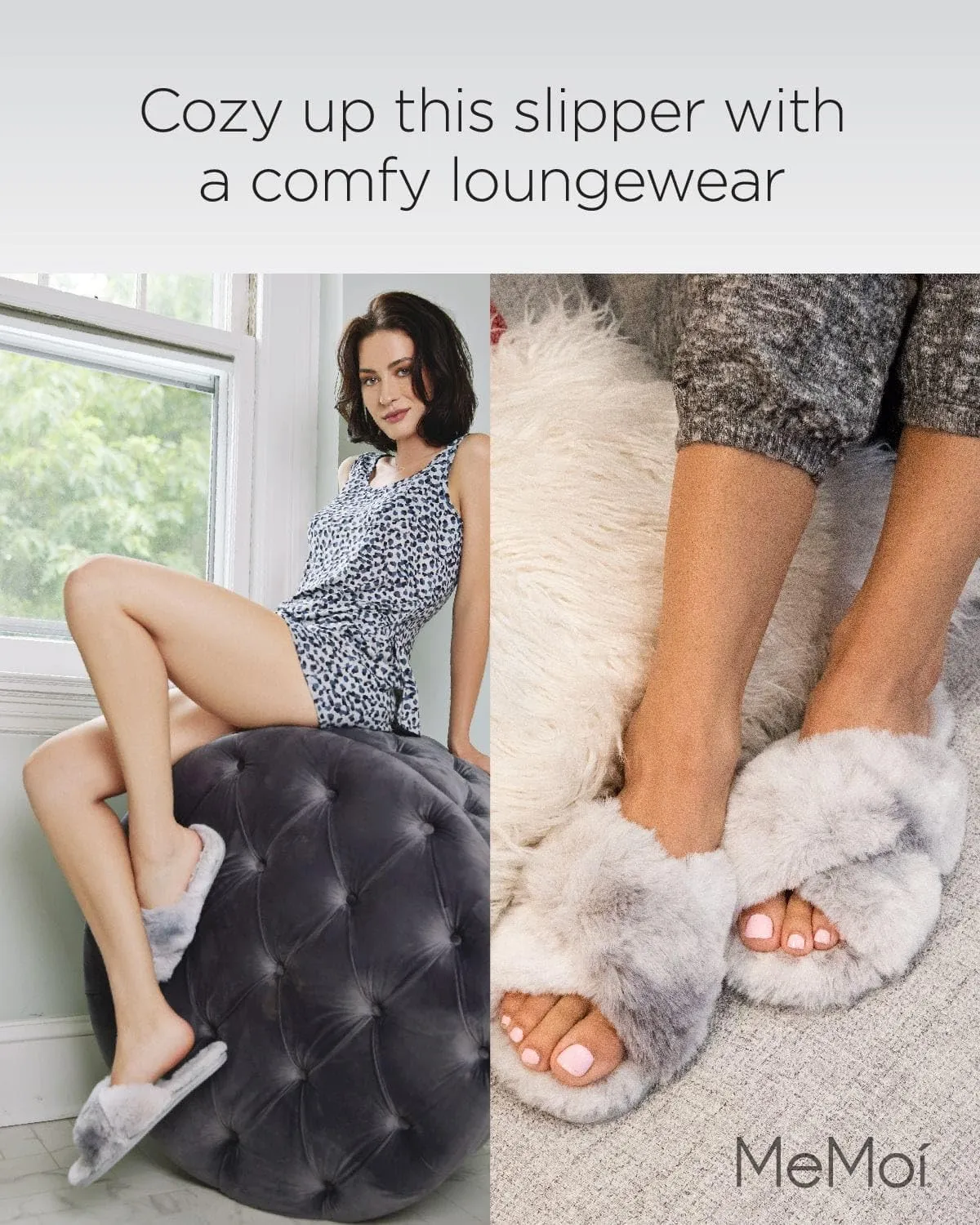 MeMoi Women's Josephine Plush Slippers