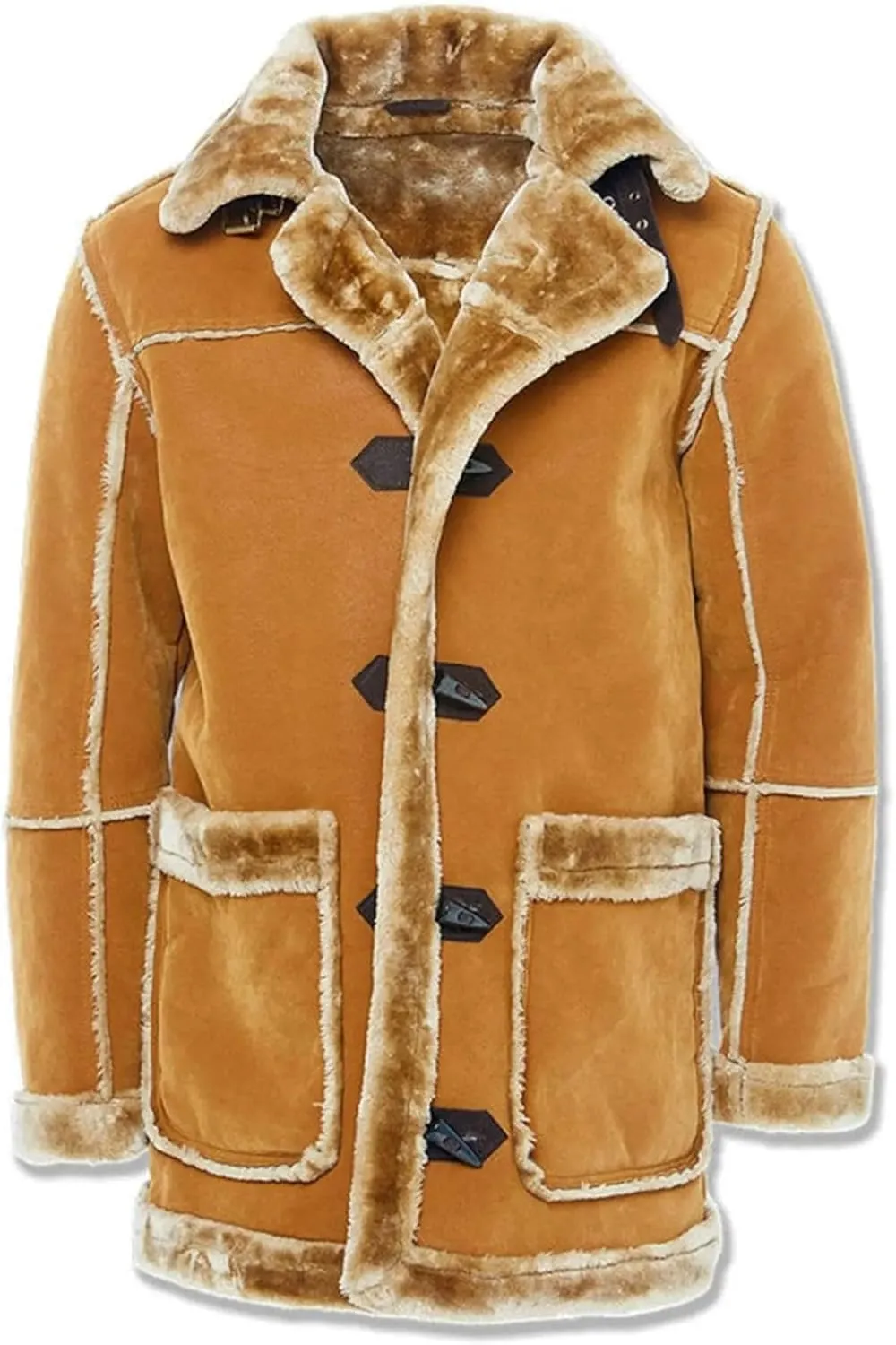 Men Denali Shearling Jackets (Cognac)