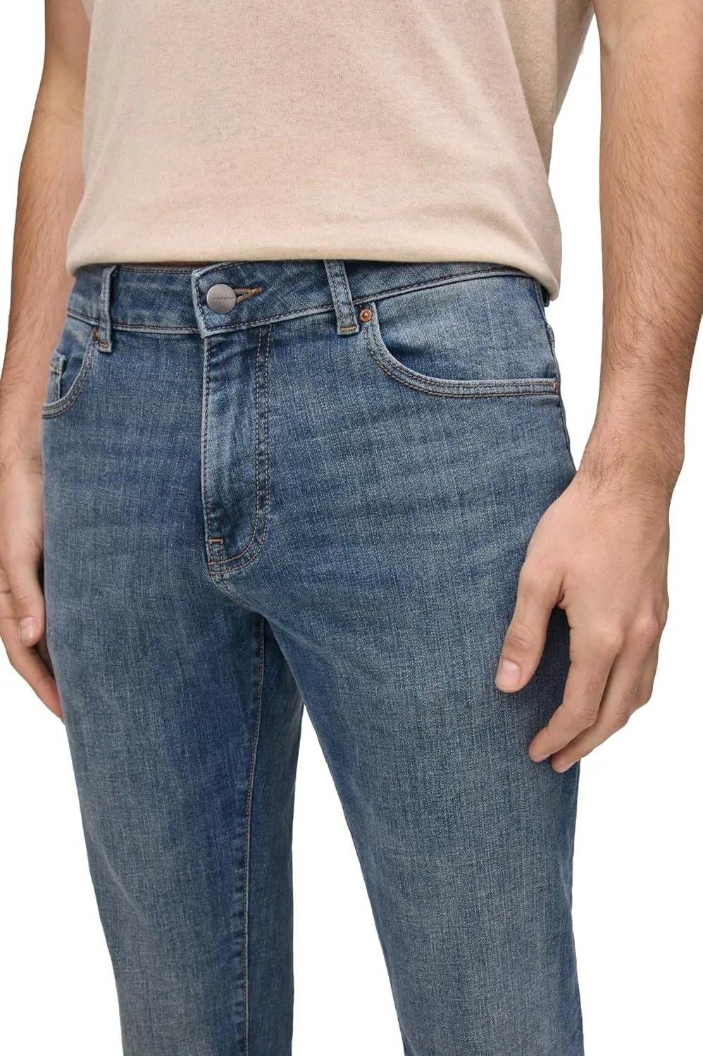 Men's AMS Slim Jeans – Mid Rise, Slim Silhouette, Tailored Fit