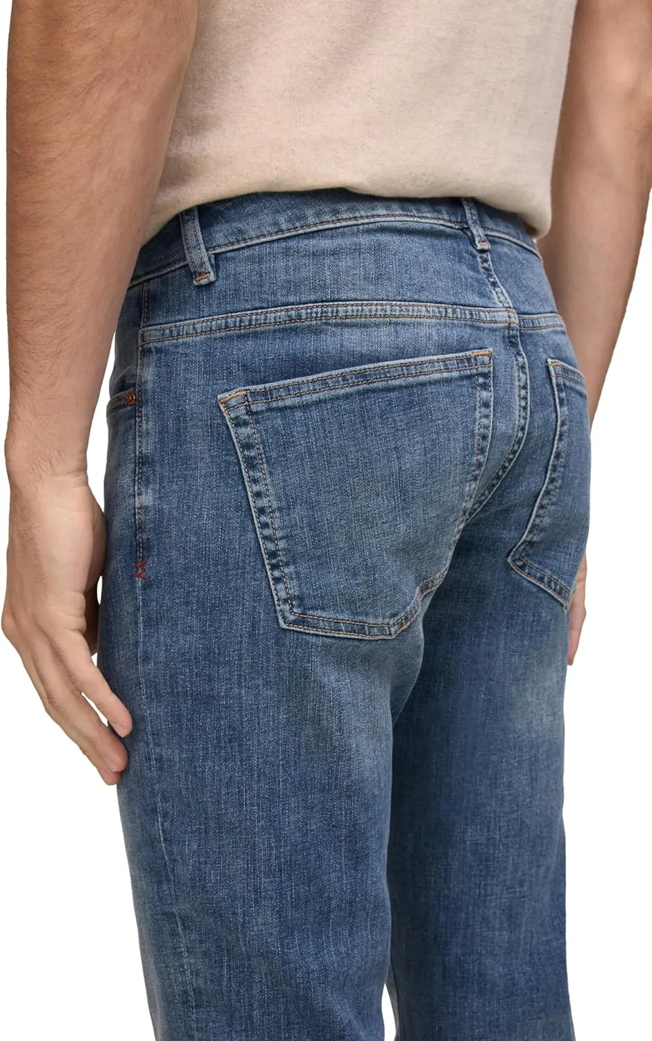 Men's AMS Slim Jeans – Mid Rise, Slim Silhouette, Tailored Fit
