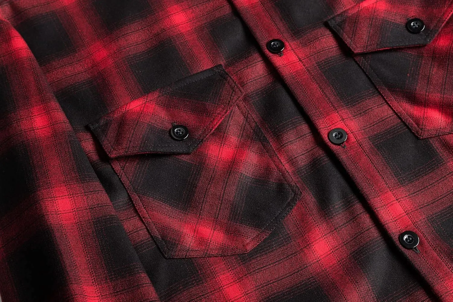 Men's Flannel Long Sleeve Shirt Casual Hooded Plaid Button Down Shirts Regular Fit Mens Hoodie Shirt