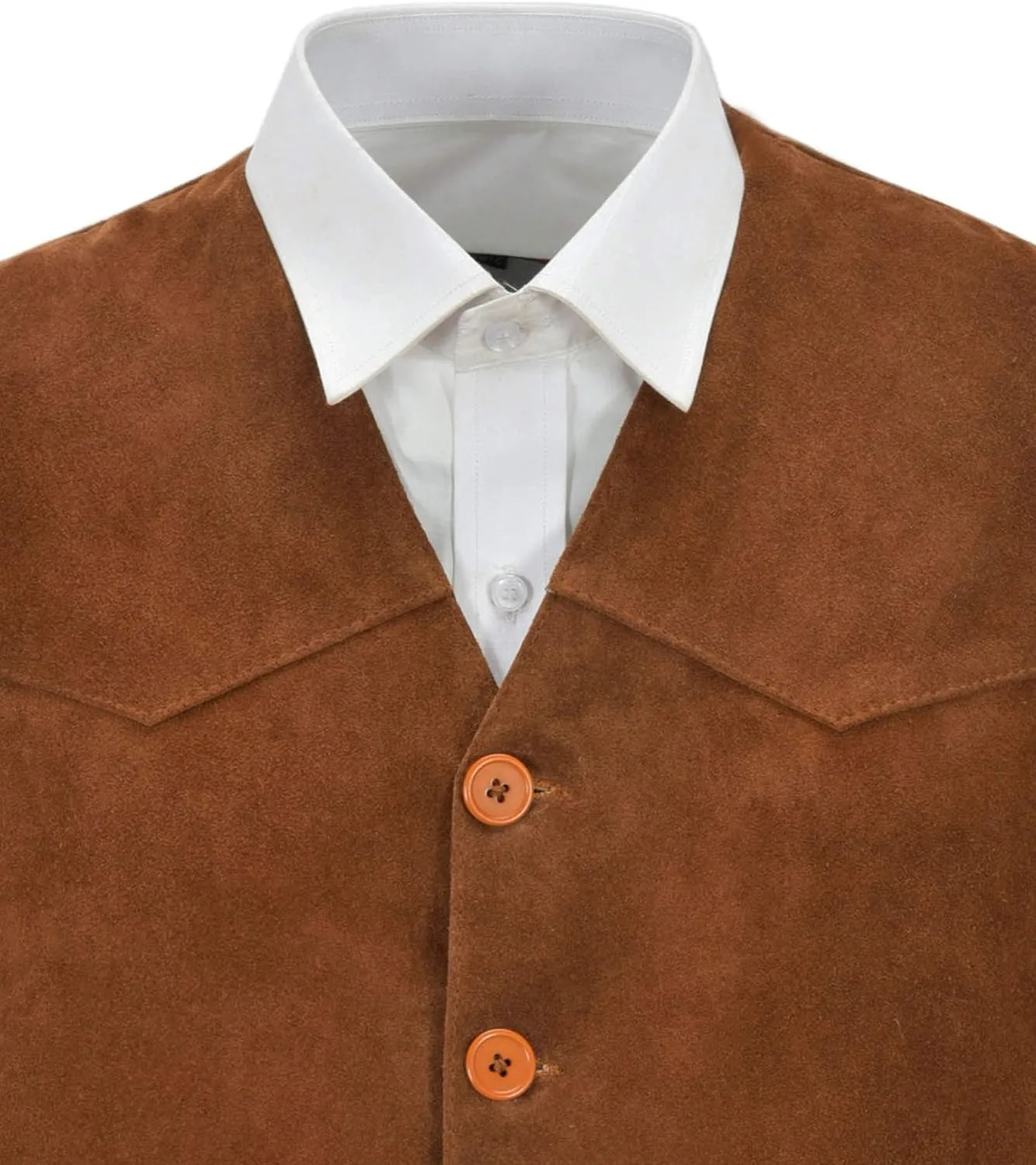 Men's New Party Fashion Stylish Real Genuine Classic Designer Real Soft Suede Leather Waistcoats Vests