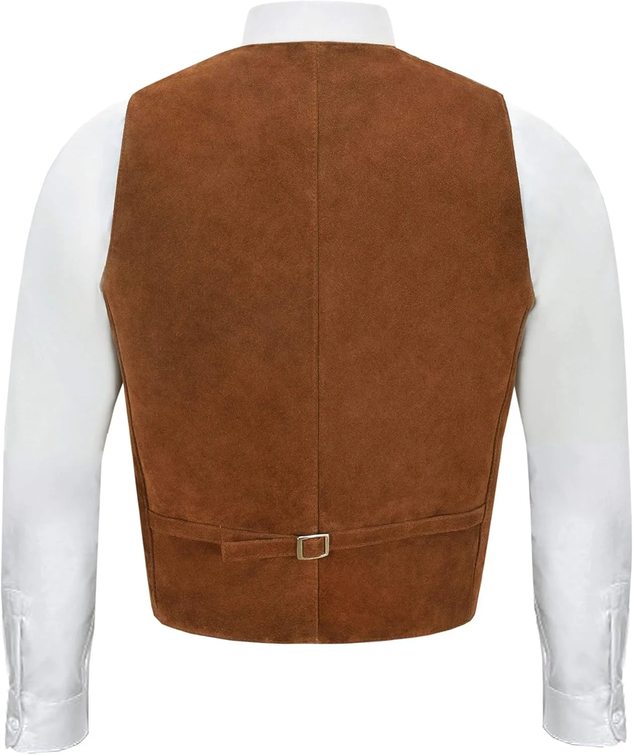 Men's New Party Fashion Stylish Real Genuine Classic Designer Real Soft Suede Leather Waistcoats Vests