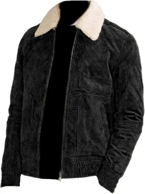 Men's Suede Leather Jacket | Men's Fashion Stylish Suede Leather Jacket