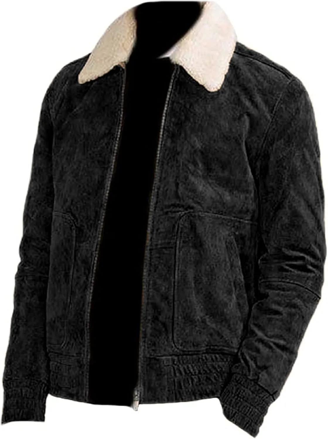 Men's Suede Leather Jacket | Men's Fashion Stylish Suede Leather Jacket