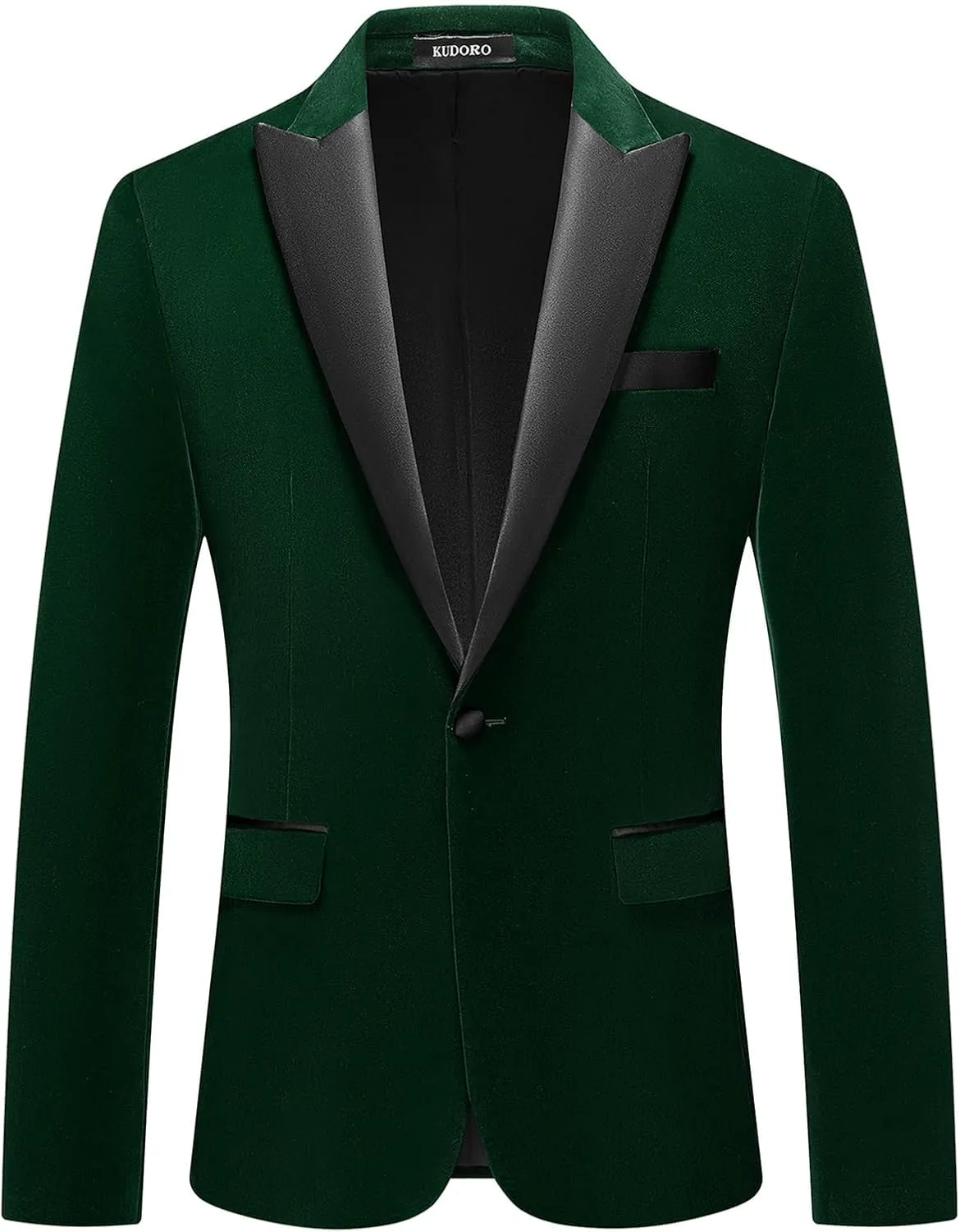Mens Velvet 3 Piece Suits Slim Fit Peaked Lapel One Button Tuxedo Dinner Jacket Vest Pants Suit Set