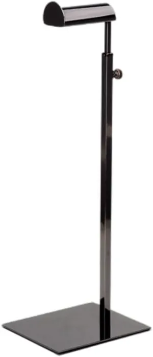Metal Bag Stand for Women Handbag Adjustable Height 14.17-23.62 Inches Black Steel Mirror Display Stand