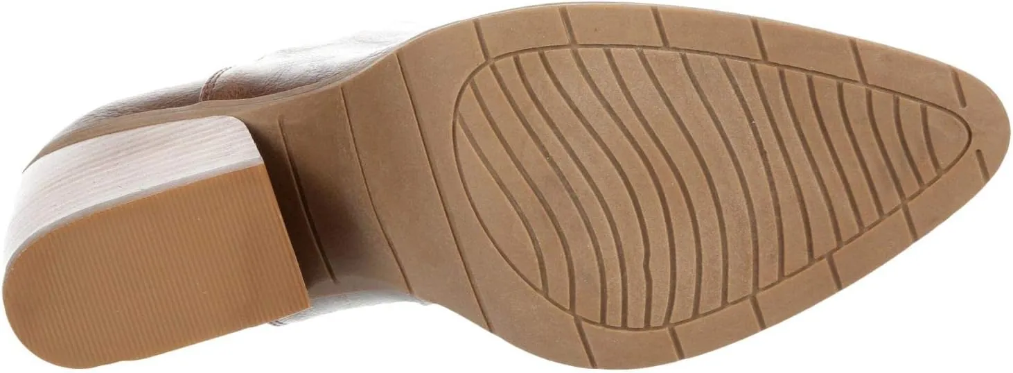 Michael By Michael Shannon Aubrey - Women's Block Heel Pointed Toe Zip Up Bootie