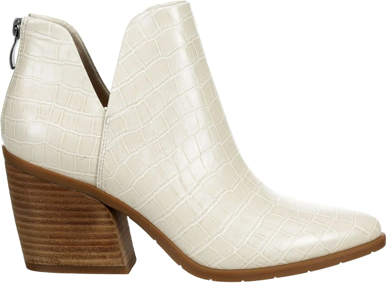 Michael By Michael Shannon Aubrey - Women's Block Heel Pointed Toe Zip Up Bootie