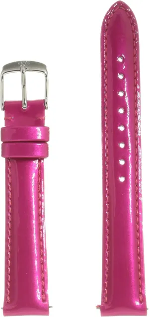MICHELE MS16AA050670 16mm Leather Calfskin Pink Watch Strap