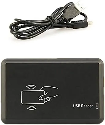 Mifare Card Reader has 28 configurable Output Format, Emulate USB Keyboard Output   5 Cards (USB Reader Black)