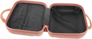 Mini Travel Makeup Bag Hard Shell Vanity Case with Organizer Small Portable Beauty Case for Women