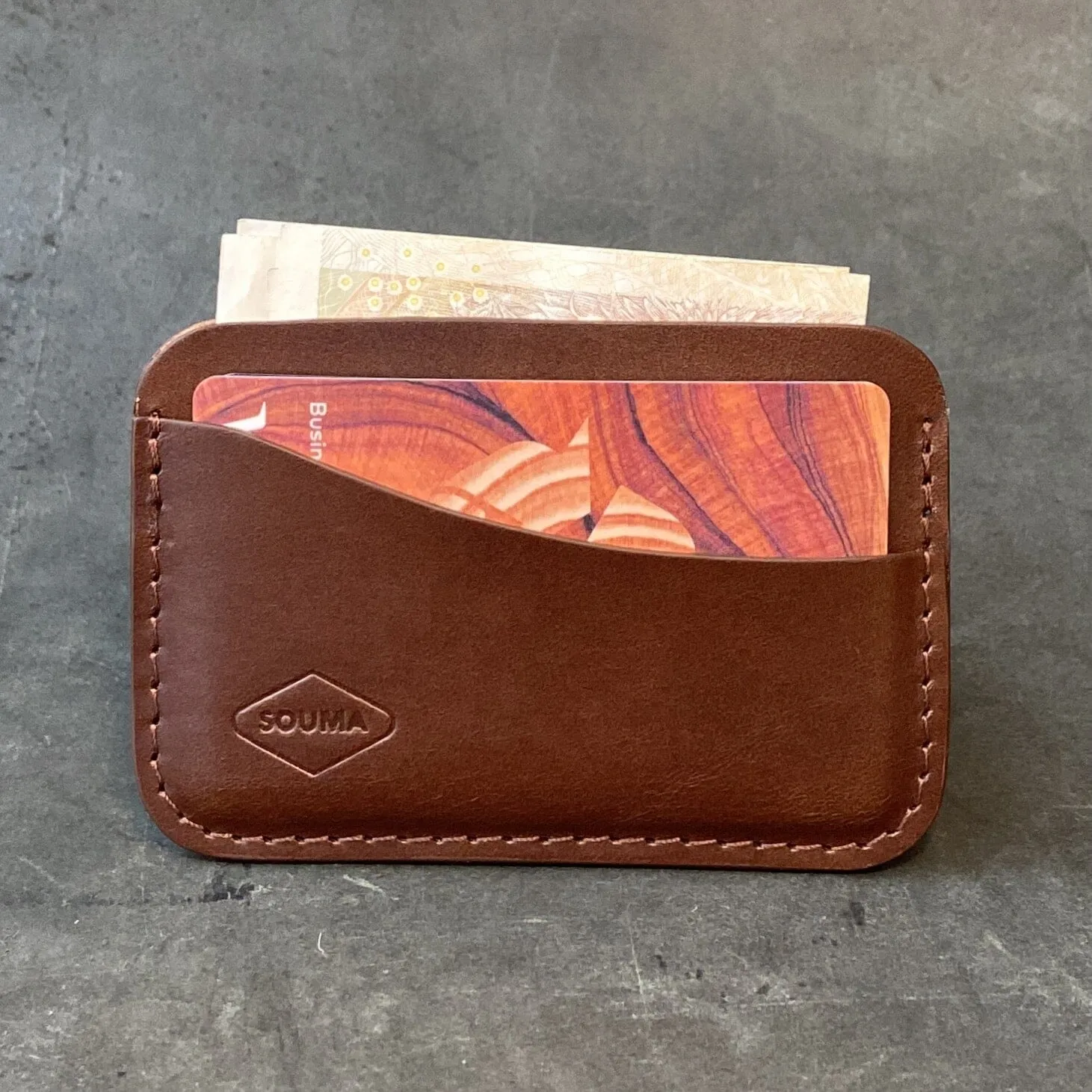 Minimalistic Leather Card Wallet