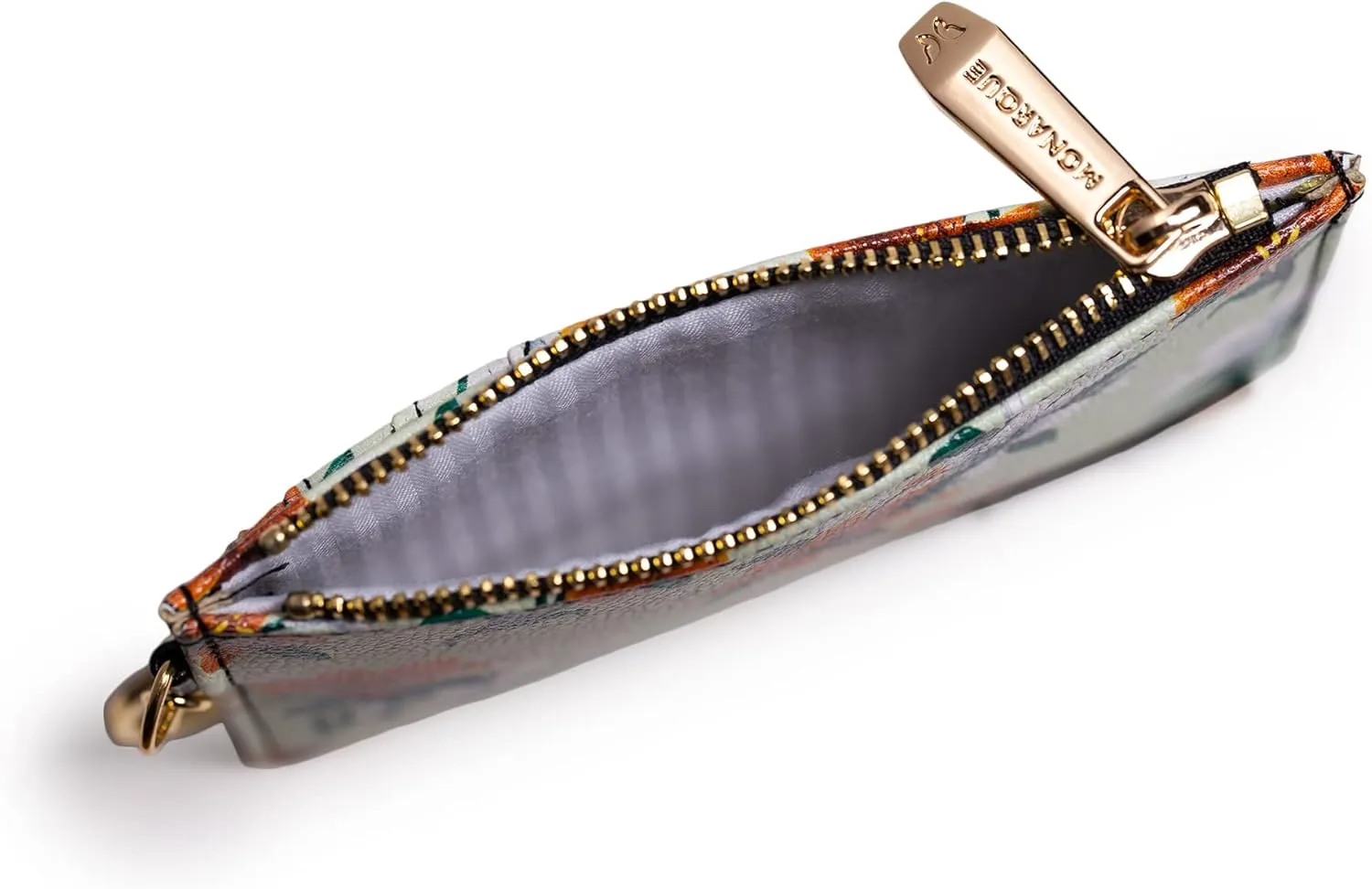 Monarque RFID Keychain Wallet Signature Collection (Georgia O'Keeffe Sweet Pea)