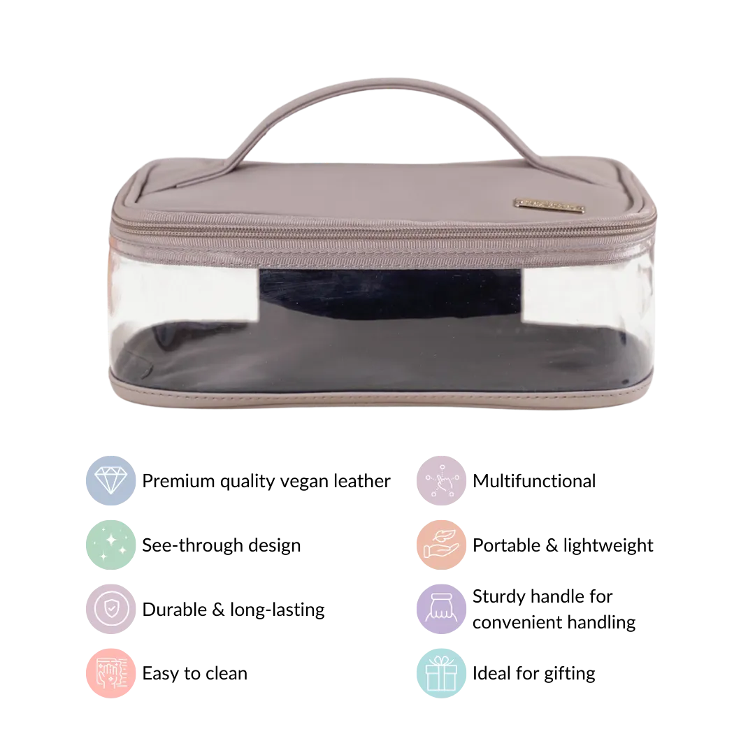Multipurpose Water Resistant Toiletry Bag Grey