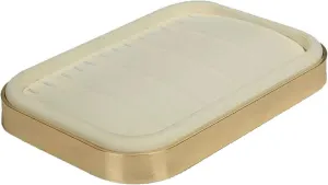 Necklace Display Holder 13 Grids Bracelets Display Tray Microfiber Stackable Jewelry Trays Necklace Display Organizer Storage Tray for Selling Bracelets Organizer Jewellery Stand Holder