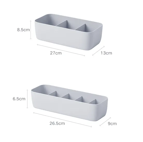 New Socks Storage Box Bra Underwear Organizer Desktop Drawer Finishing Box Bathroom Plastic Storage Case Closet Organiser