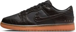 Nike Dunk Low Retro Women's Basketball Shoes, Black Brown Velvet, 11 US