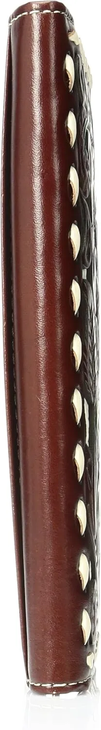 Nocona Men's Floral Bone Buck Inlay Rodeo