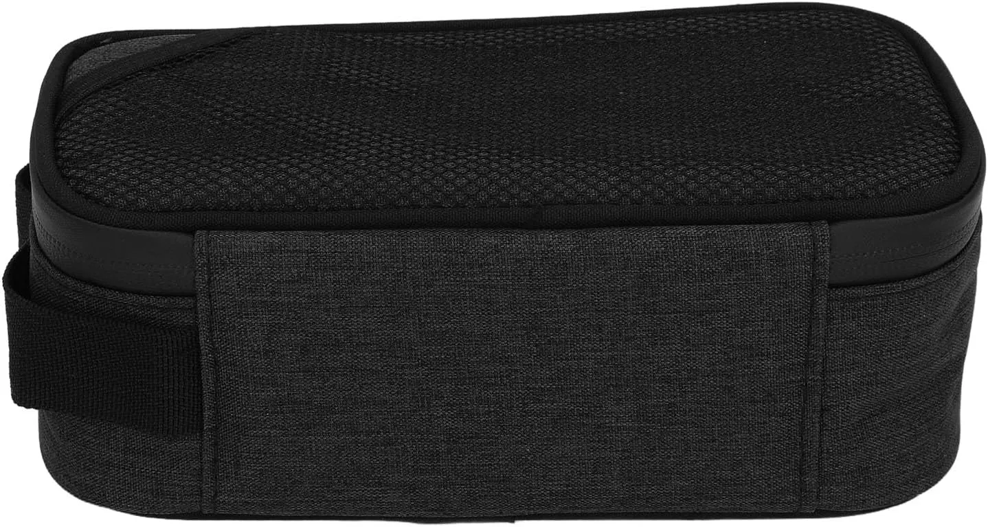 Odor Proof Pouch Organizer, Code Lock Design Smell Proof Container Portable Easy Using for Travel (Black)