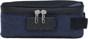 Odor Proof Pouch Organizer, Code Lock Design Smell Proof Container Portable Easy Using for Travel (Dark Blue)