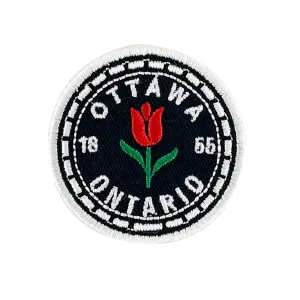 Ottawa iron-on embroidery patch