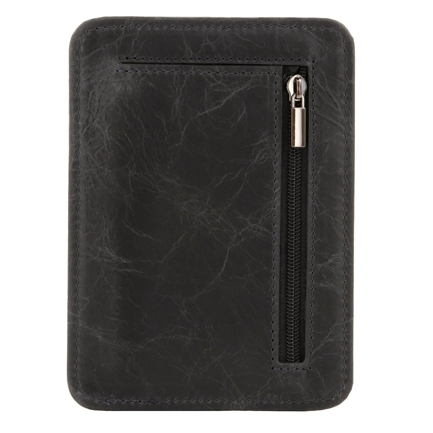 Otto Angelino Italian Leather Minimalist Men’s Wallet - Quick ID Access - RFID Blocking