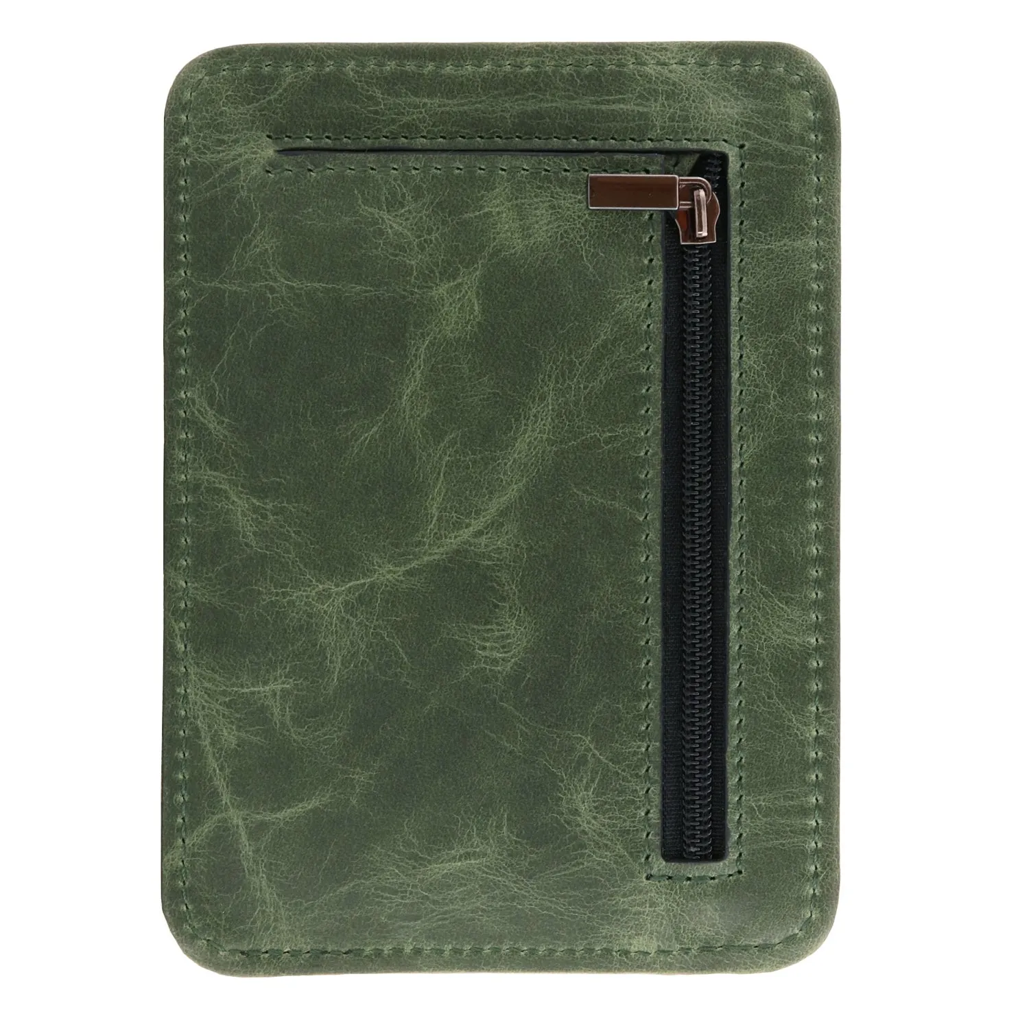 Otto Angelino Italian Leather Minimalist Men’s Wallet - Quick ID Access - RFID Blocking