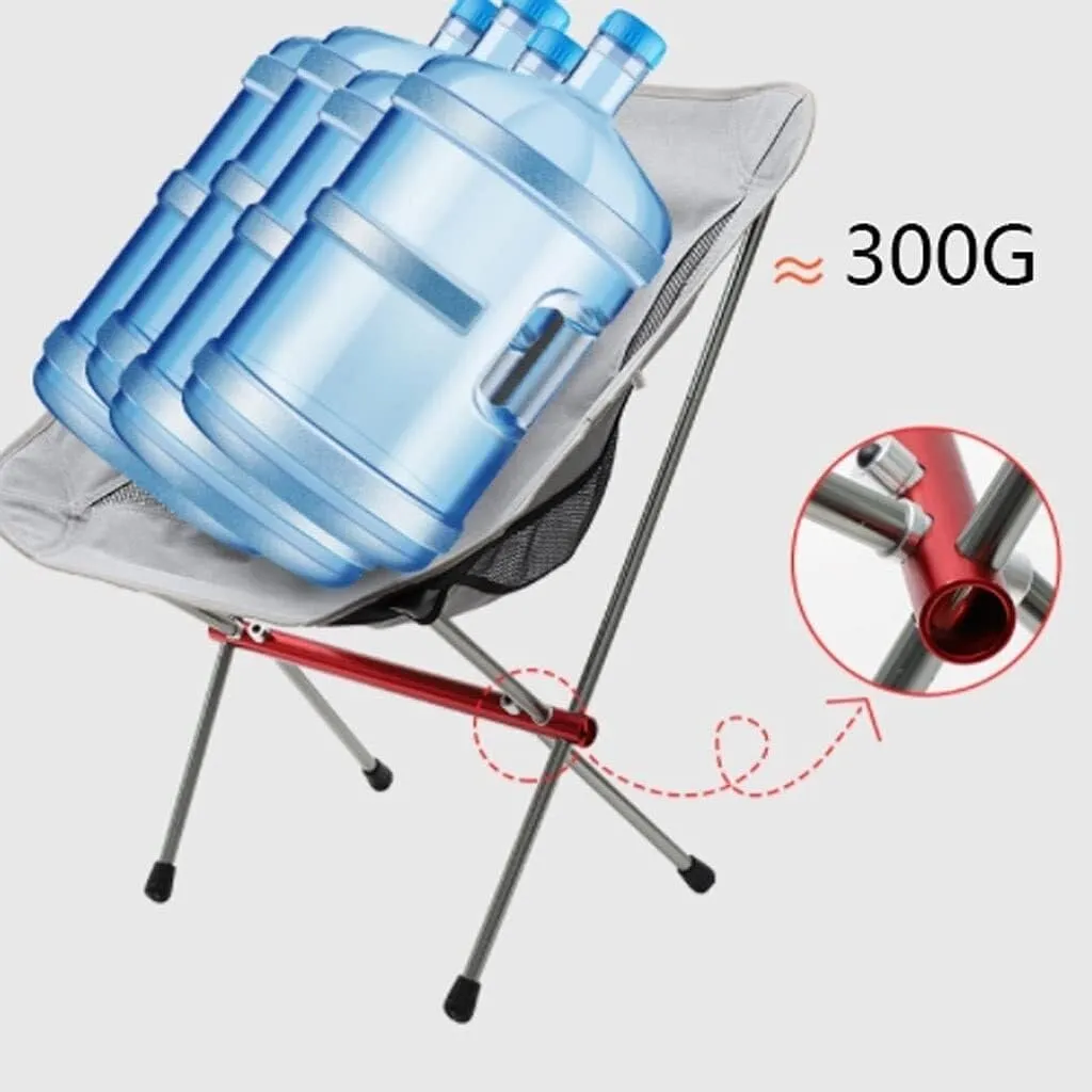Outdoor Beach Backpack Chair, Compact Folding Chair with High-Back Design, Breathable Mesh, Portable and Lightweight for Camping, Beach, Picnic (Gray, Size: Large)(Black,68 * 56 * 58CM)