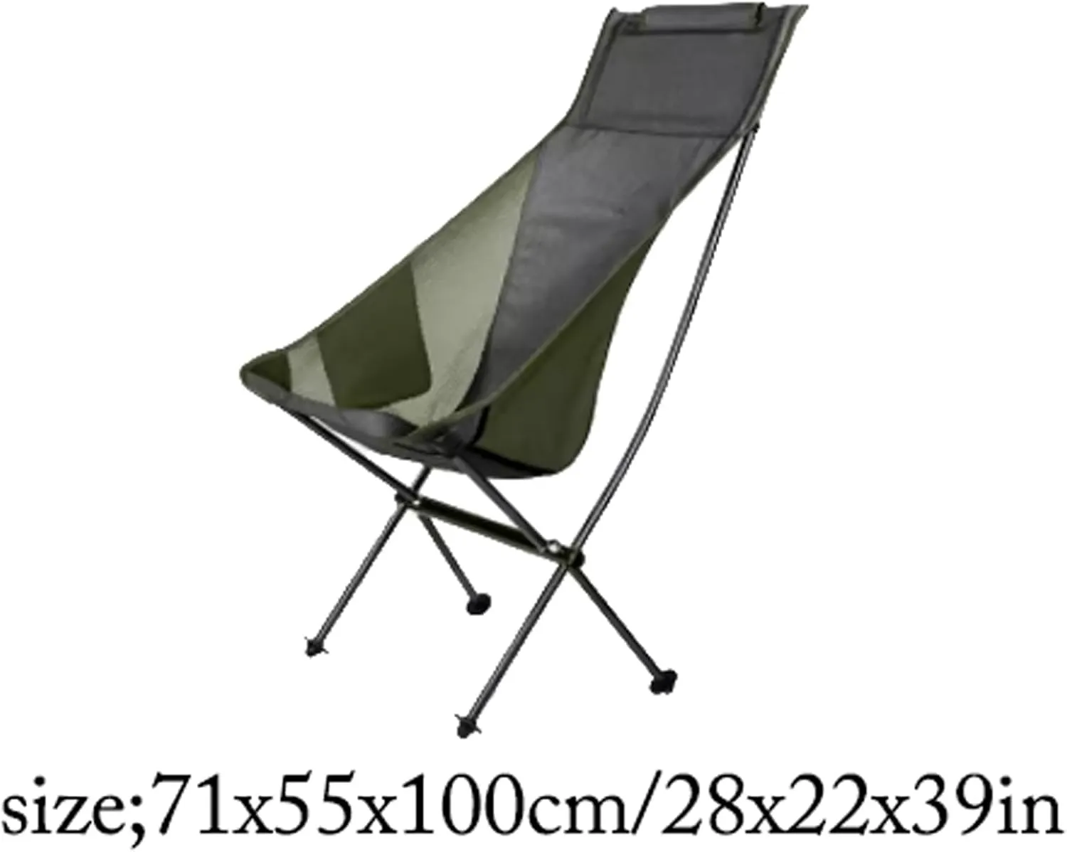 Outdoor Folding Chair Lightweight Portable Comfortable Camping Leisure Ultra Clear Fishing