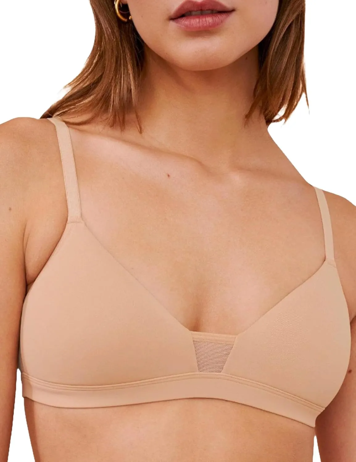 Pepper Wireless Bra | Feelgood Wirefree T-Shirt Bras for Women, Comfy Bras, Convertible Straps for Racerback, (XXS-XL)
