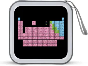 Periodic Table Chemical Element CD Case Holder Portable Disc Wallet Bag 40 Capacity Hard Plastic DVD Case for Car Home Travel