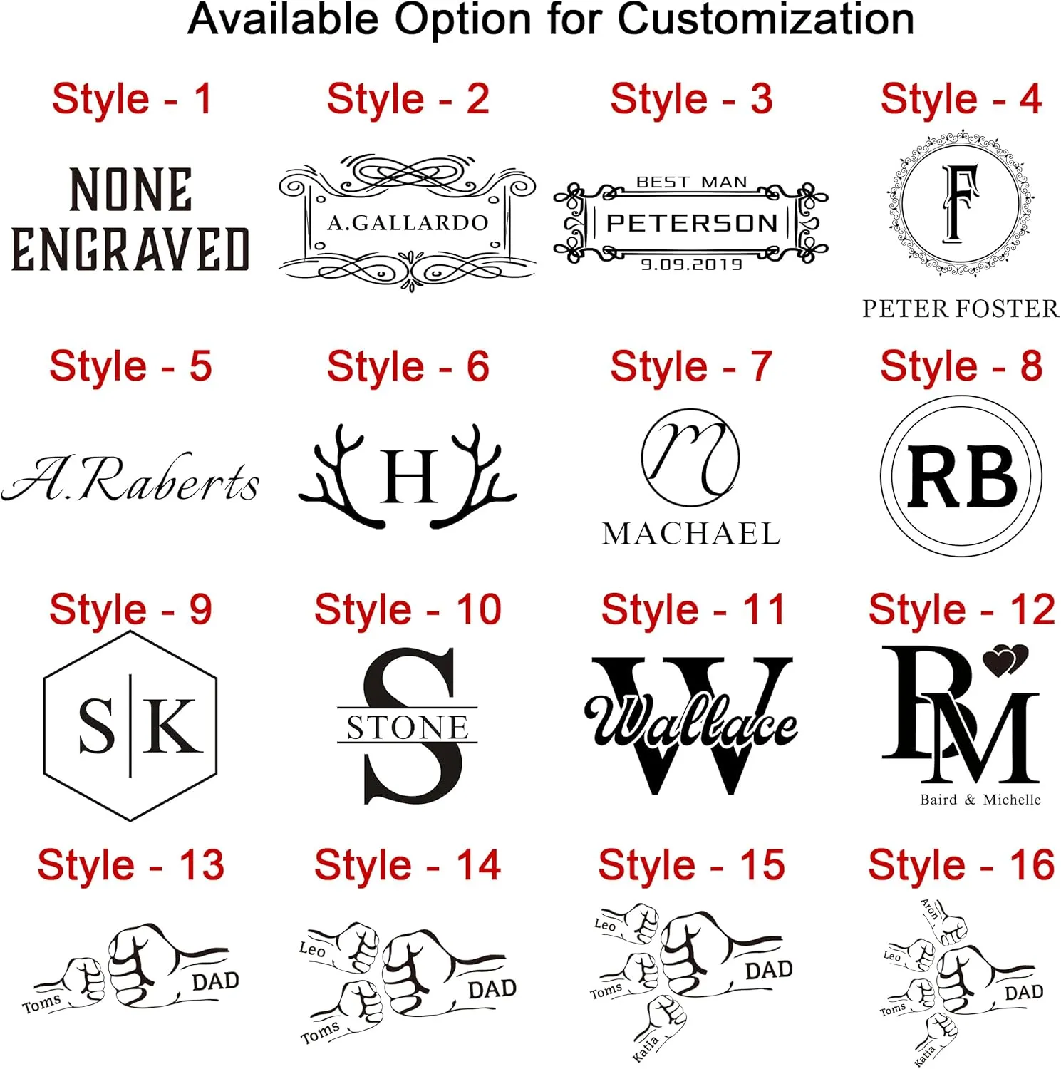 Personalized Leather Engraved Wallet for Husband Boyfriend Dad Son Him - Valentines Day Birthday Anniversary Christmas Wedding Graduation Fathers Day Gift - Custom Men RFID Blocking Bifold Wallets