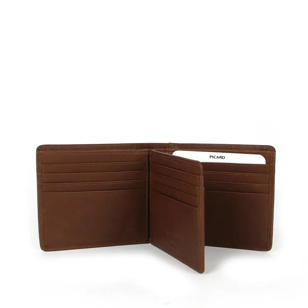 Picard Brooklyn Men's Flap Leather Wallet (Brown)