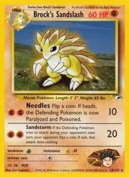 Pokemon - Brock39;s Sandslash (23/132) - Gym Heroes