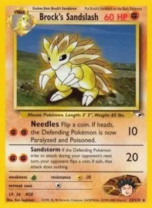Pokemon - Brock39;s Sandslash (23/132) - Gym Heroes