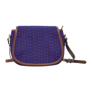 Polka Stripe Saddle Bag